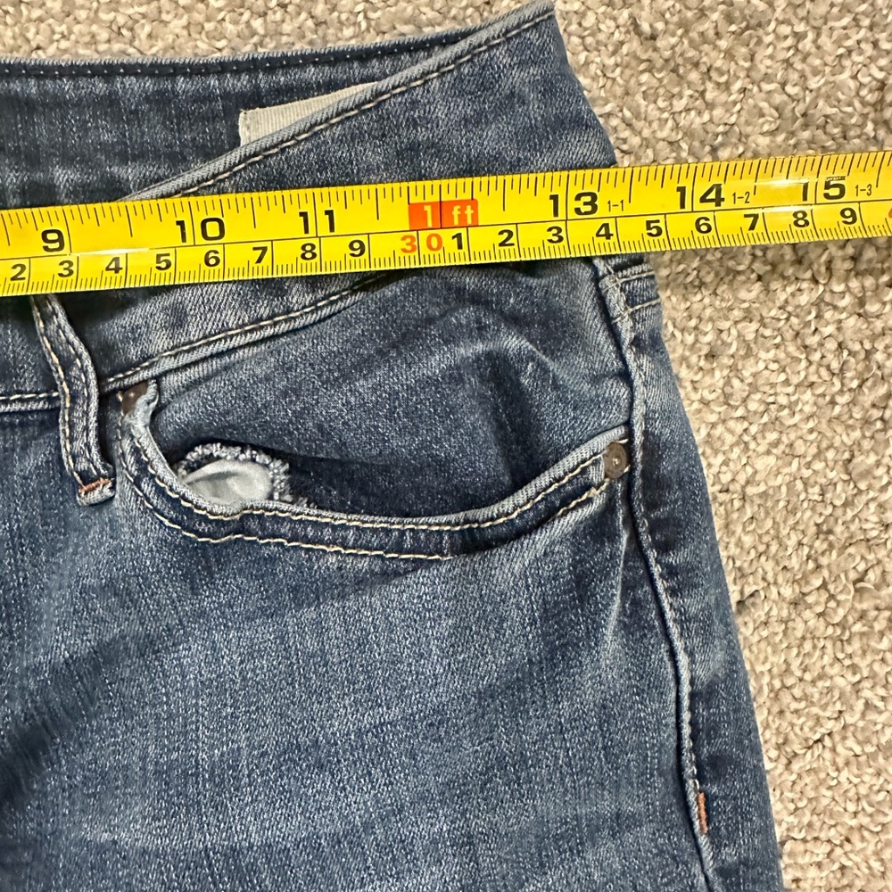 Jessica Simpson Curvy High Rise Skinny Jeans | Women's Size 29 | Blue Denim - Picture 5 of 8
